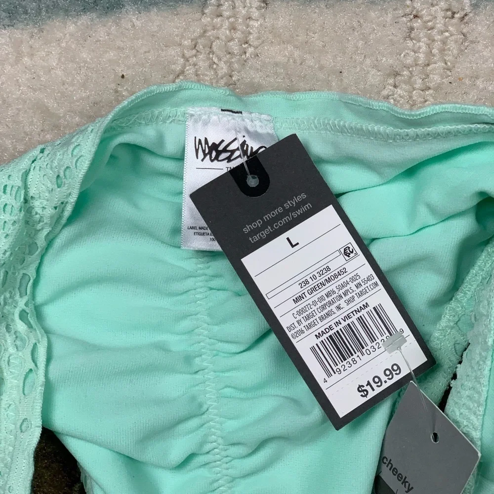 MOSSIMO Cheeky Mint Green Swimwear Bottom L,‎ XL